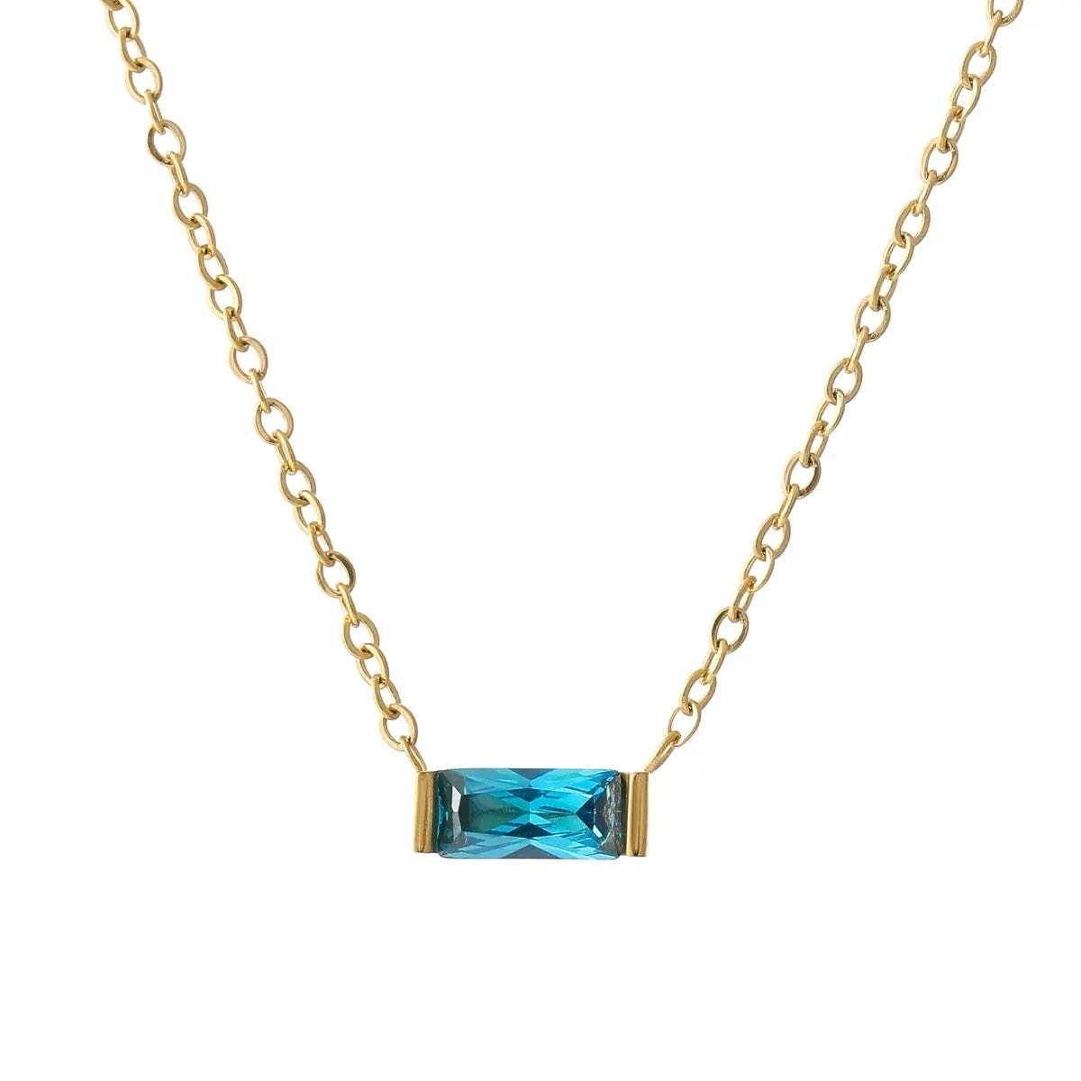 Women's Birthstone Crystal Necklace