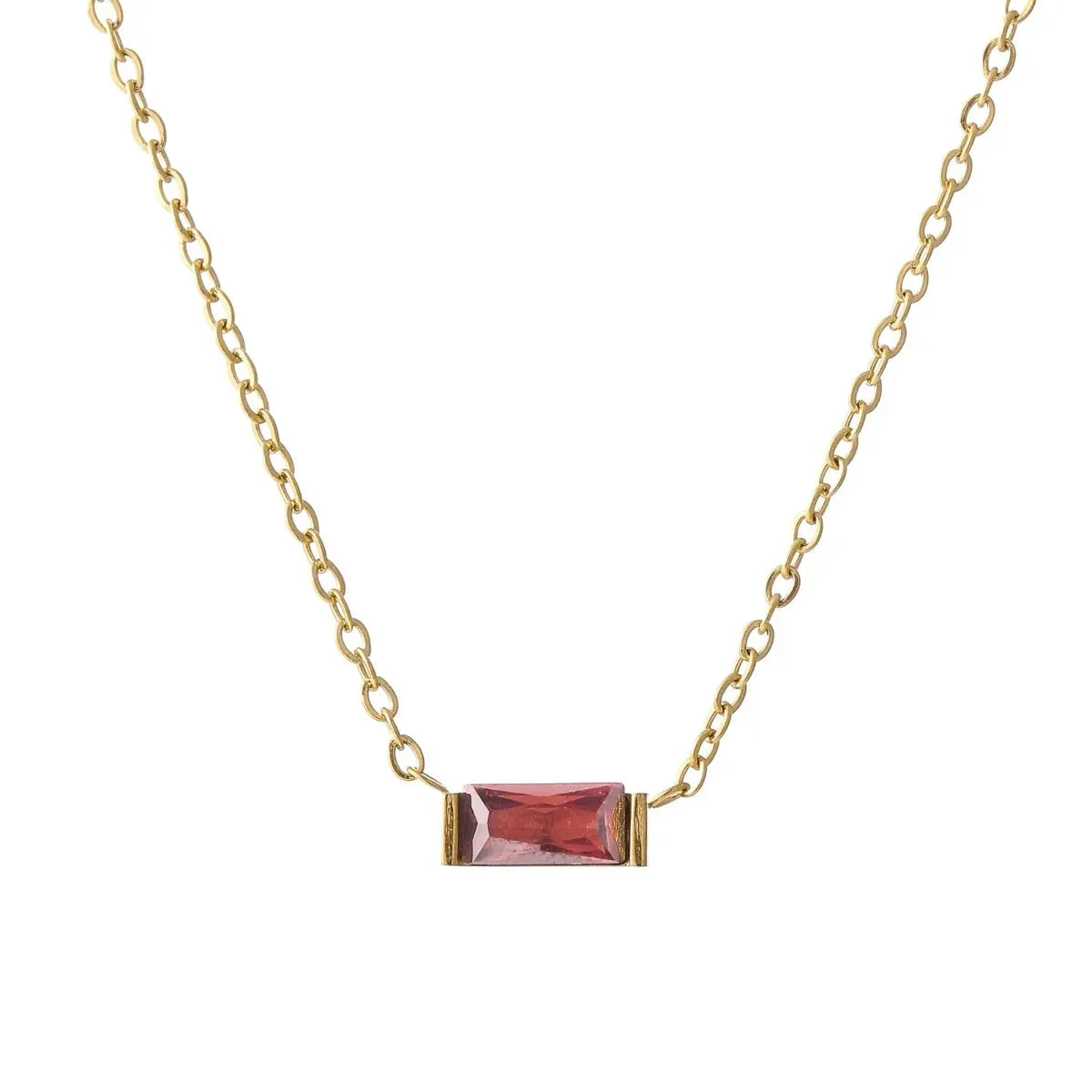 Women's Birthstone Crystal Necklace