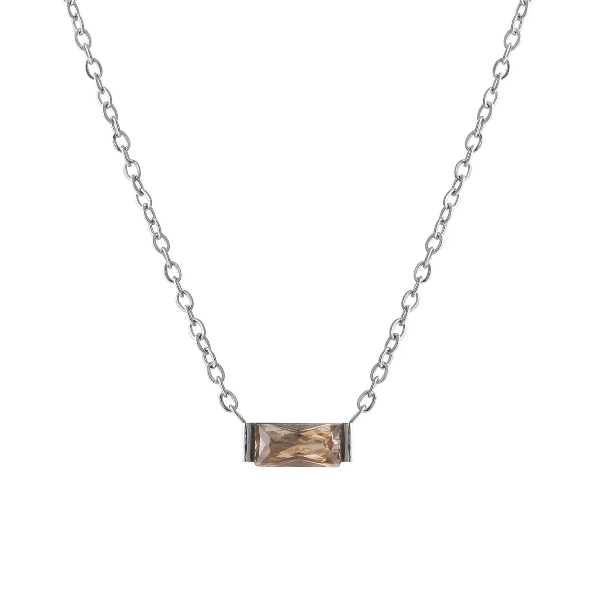 Women's Birthstone Crystal Necklace