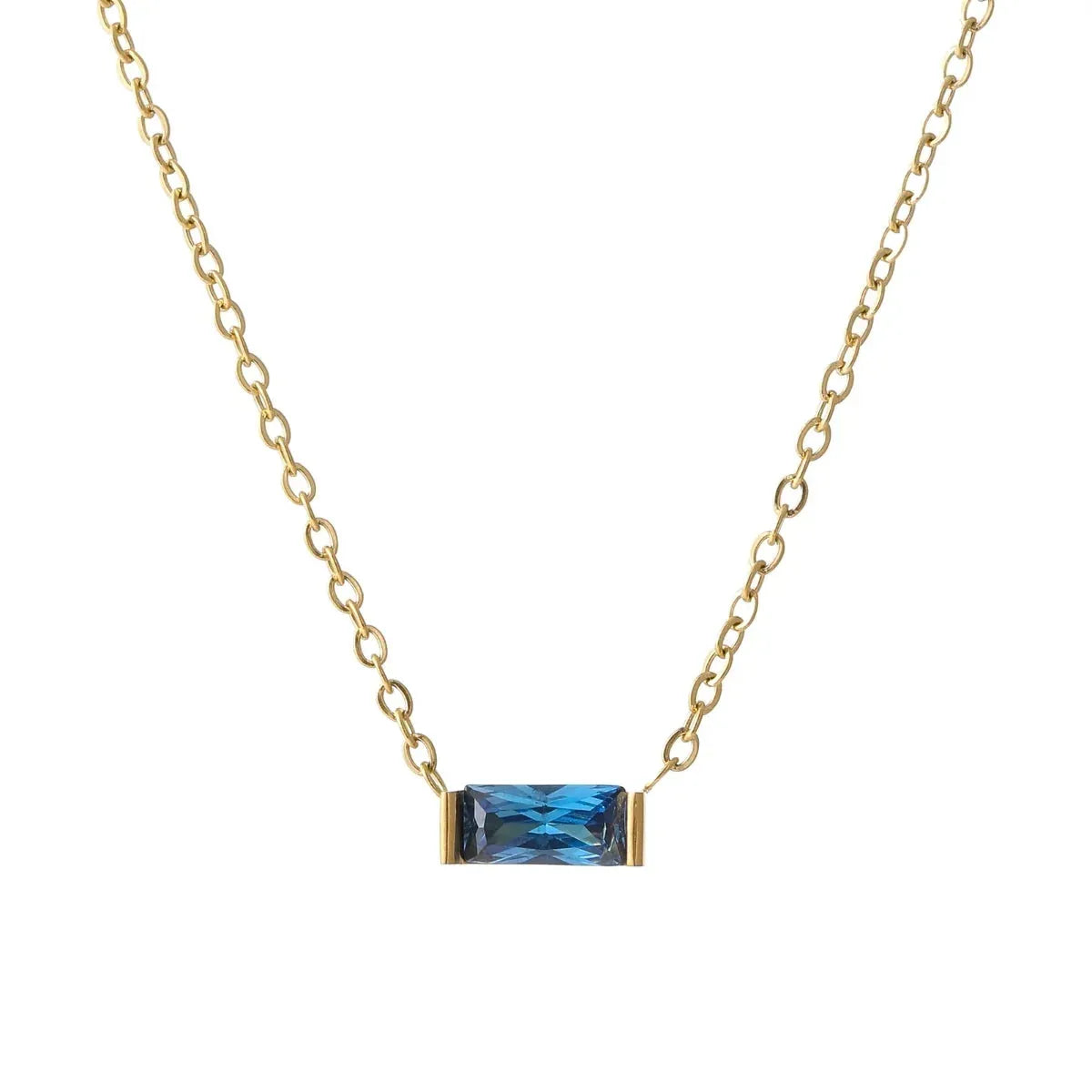 Women's Birthstone Crystal Necklace
