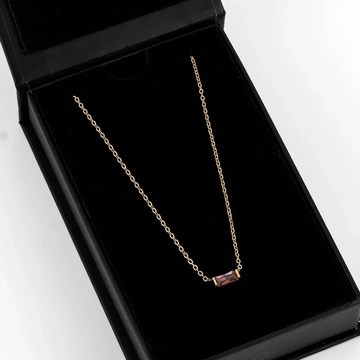 Women's Birthstone Crystal Necklace