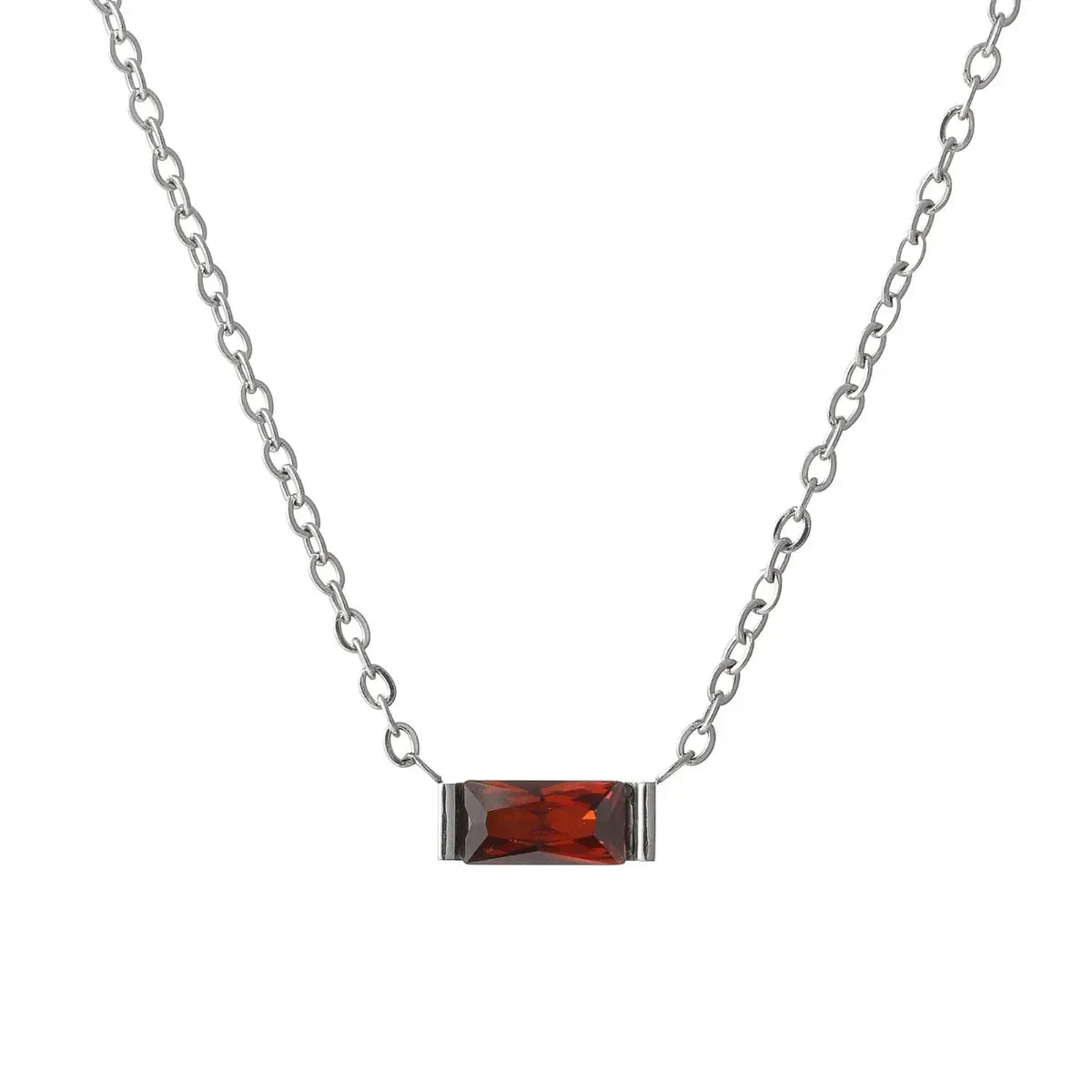 Women's Birthstone Crystal Necklace