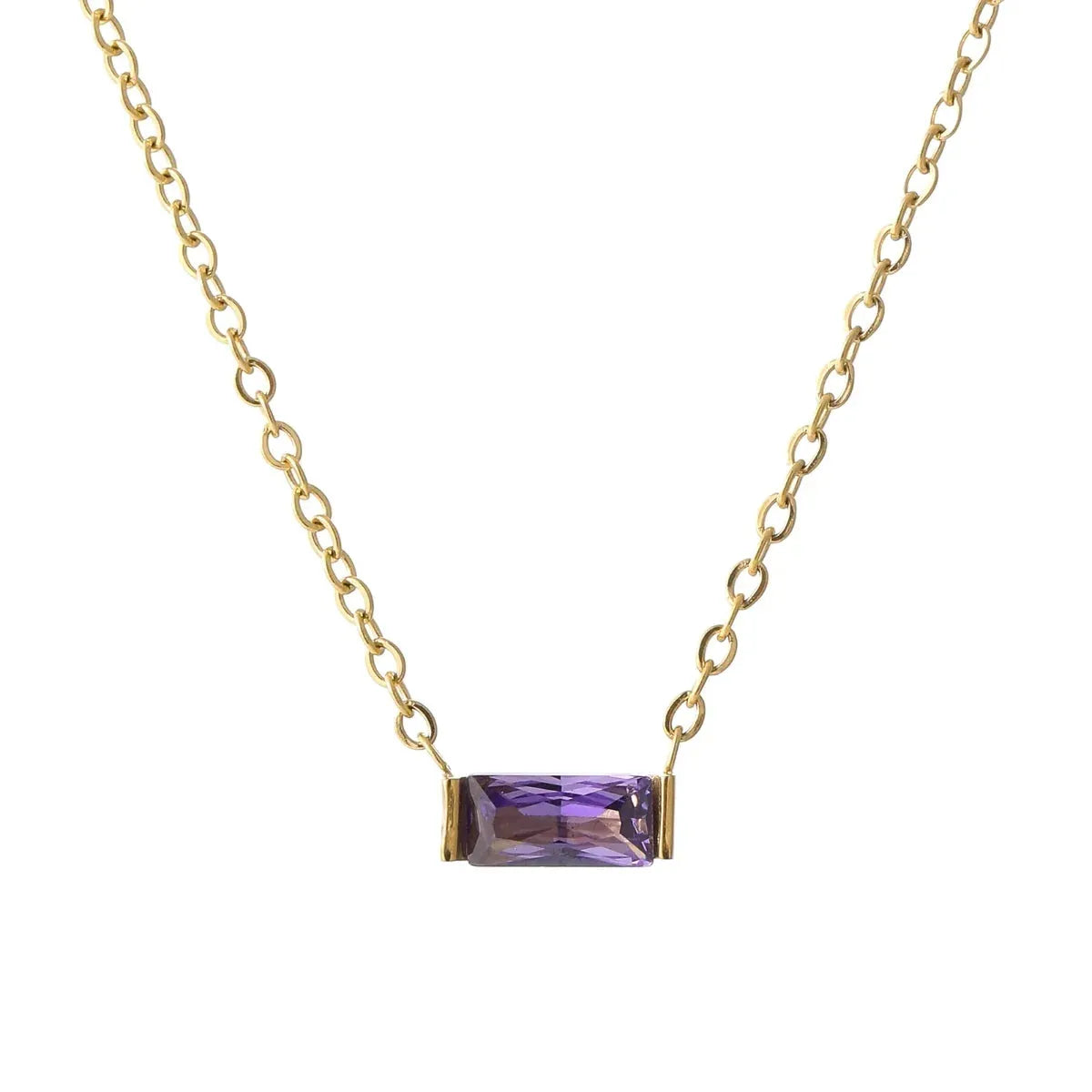Women's Birthstone Crystal Necklace