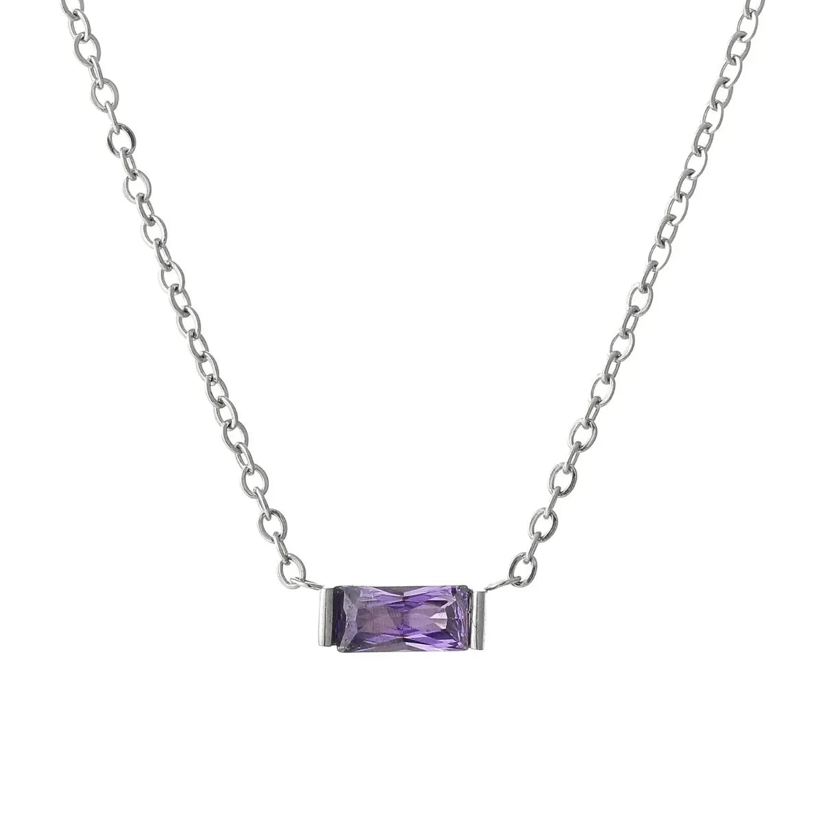 Women's Birthstone Crystal Necklace