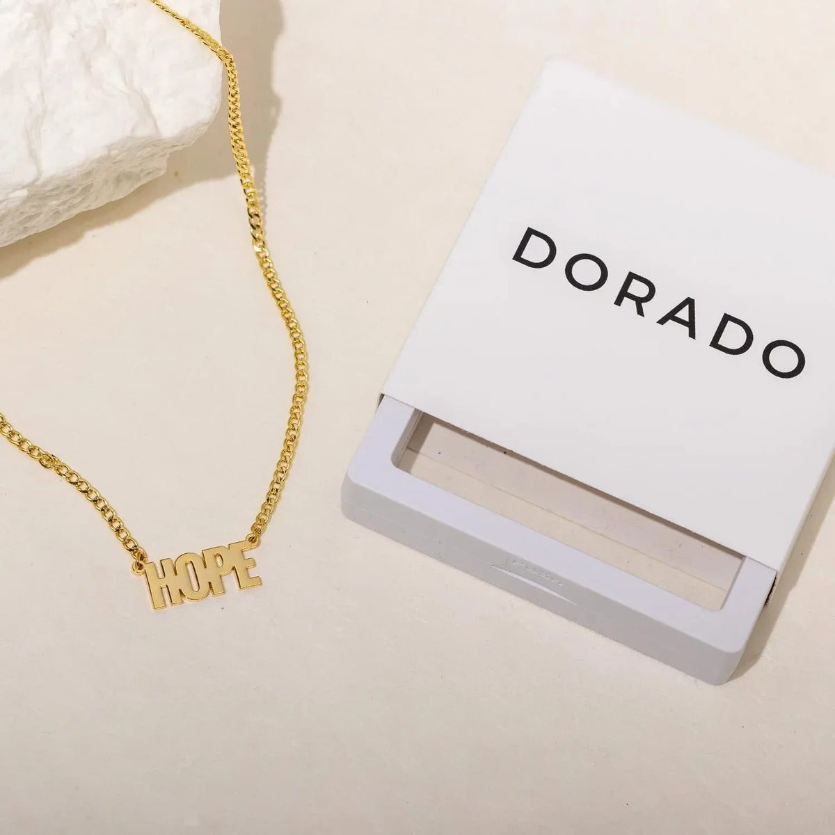Women's Block Name Cuban Chain Necklace