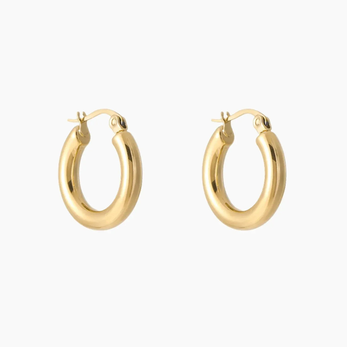 Women's Bold Tube Hoop Earrings