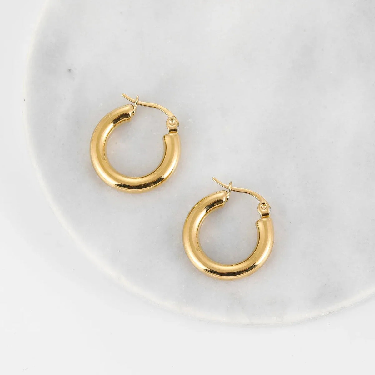 Women's Bold Tube Hoop Earrings