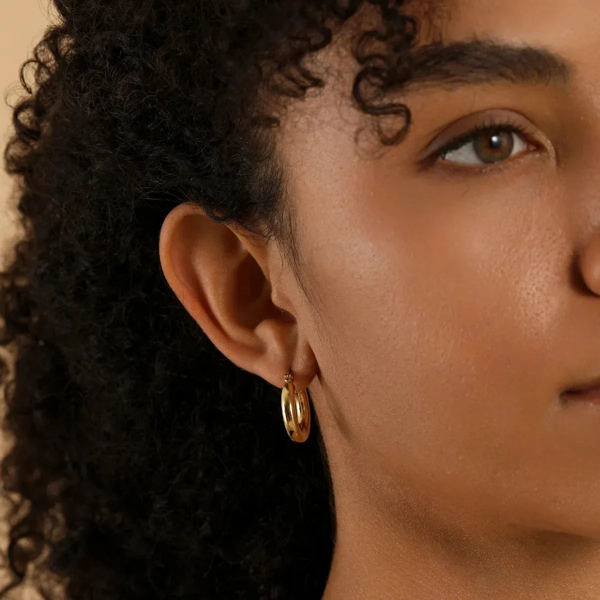 Women's Bold Tube Hoop Earrings