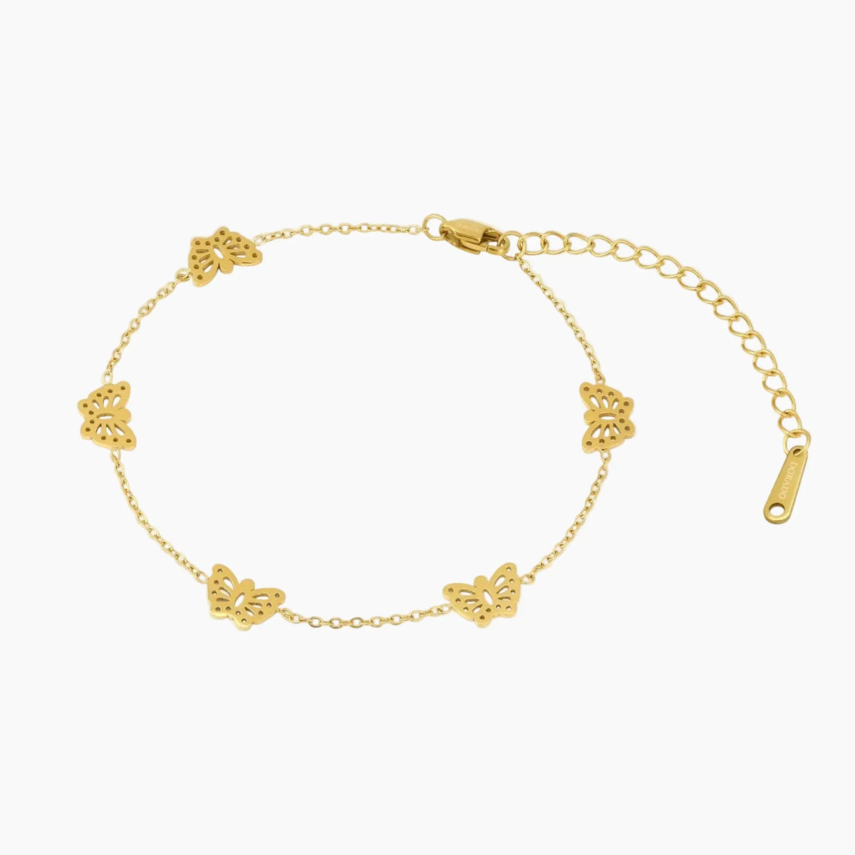Women's Butterfly Charm Anklet
