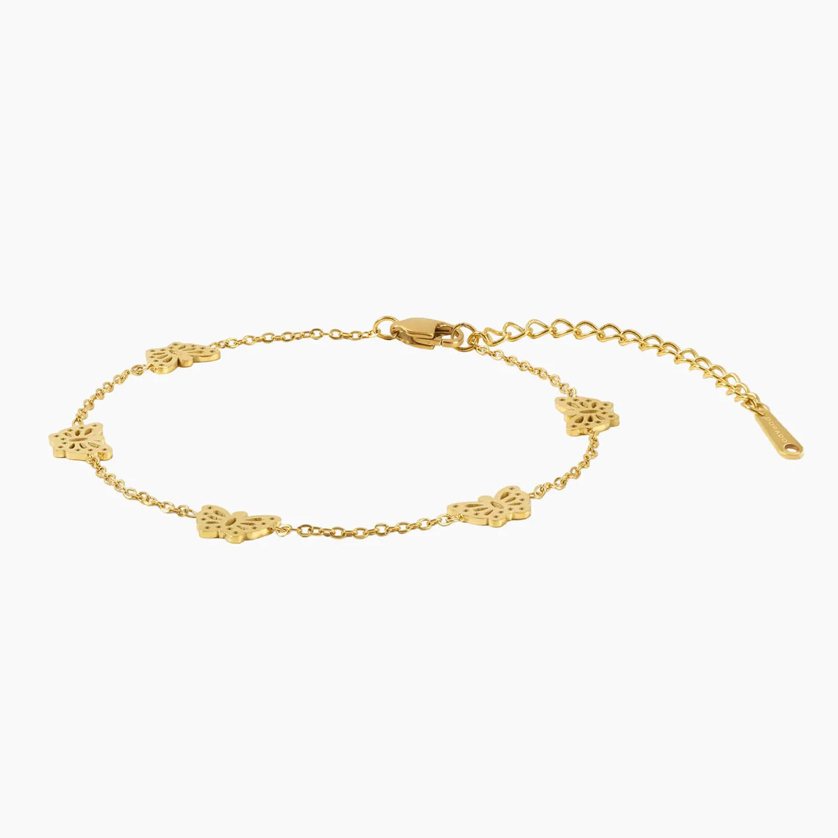 Women's Butterfly Charm Anklet