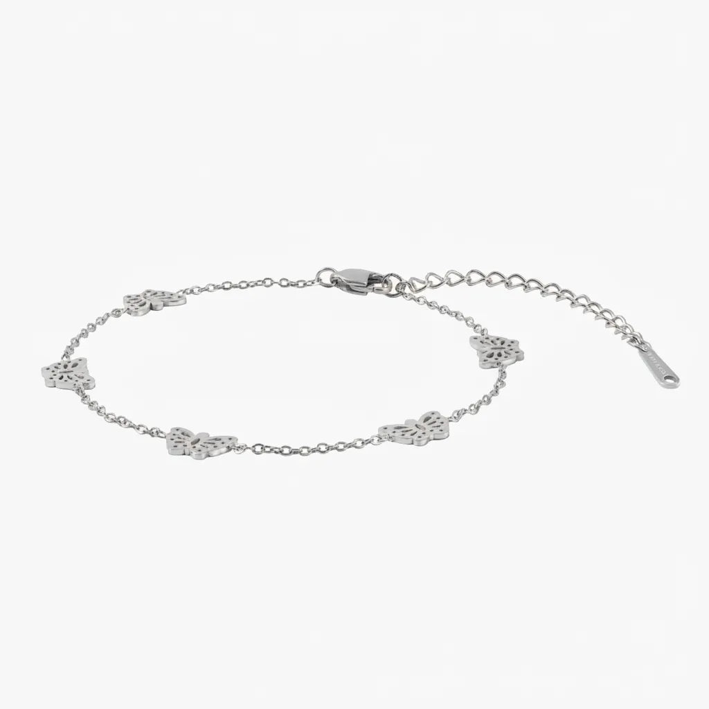 Women's Butterfly Charm Anklet
