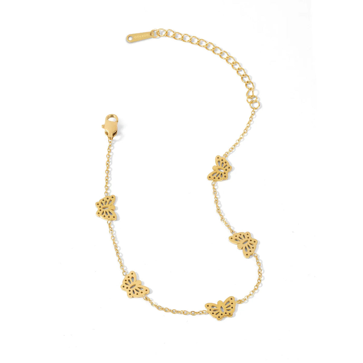 Women's Butterfly Charm Anklet