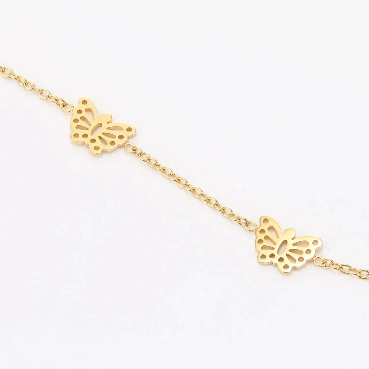 Women's Butterfly Charm Anklet