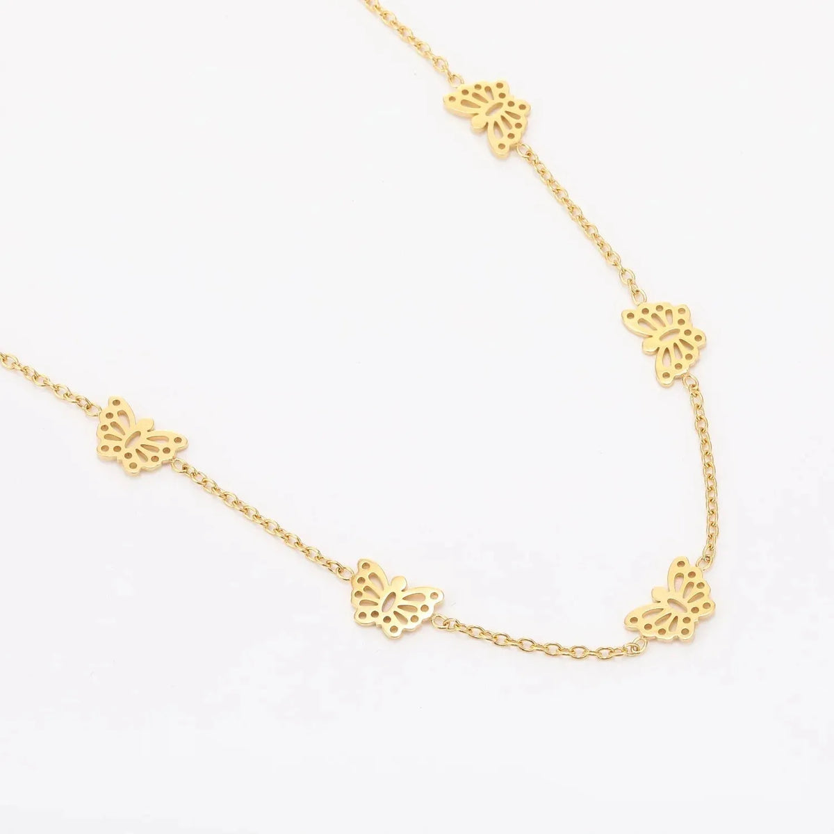 Women's Butterfly Charm Anklet