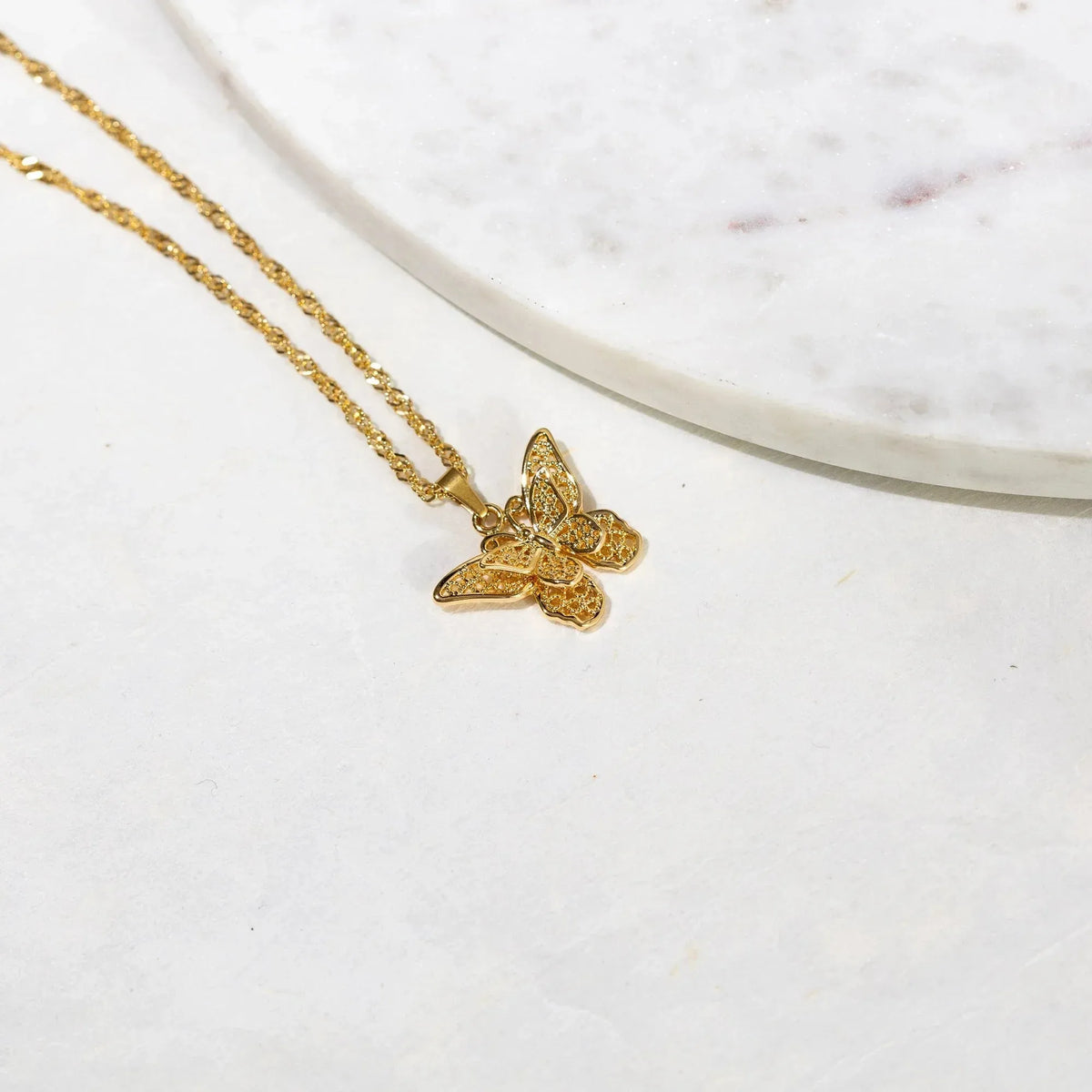 Women's Butterfly Pendant Necklace