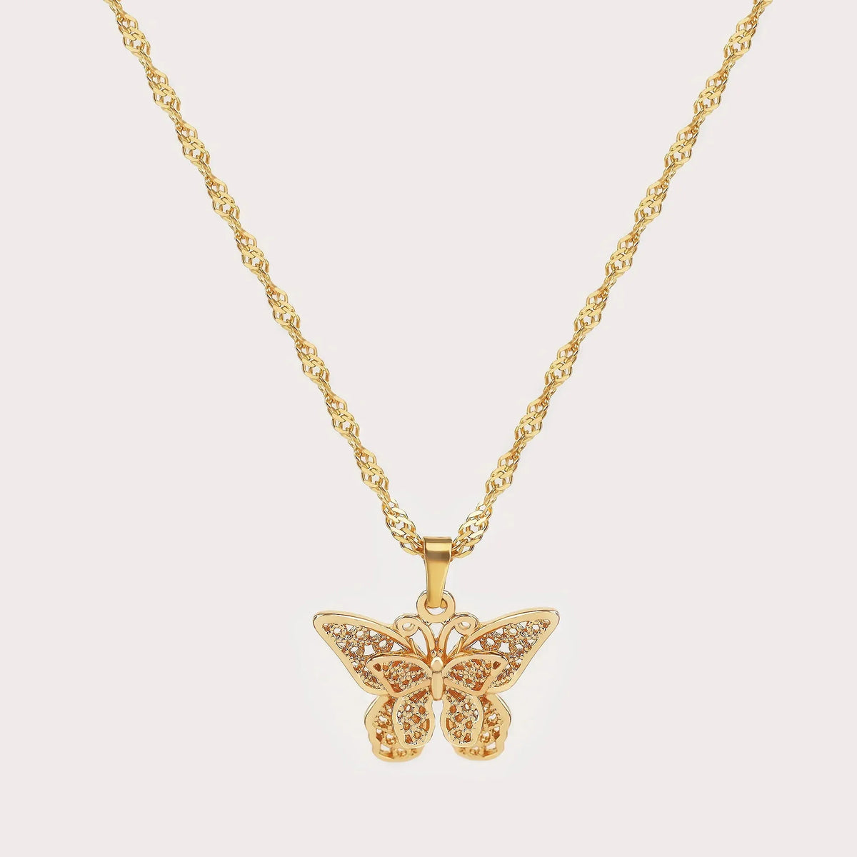 Women's Butterfly Pendant Necklace
