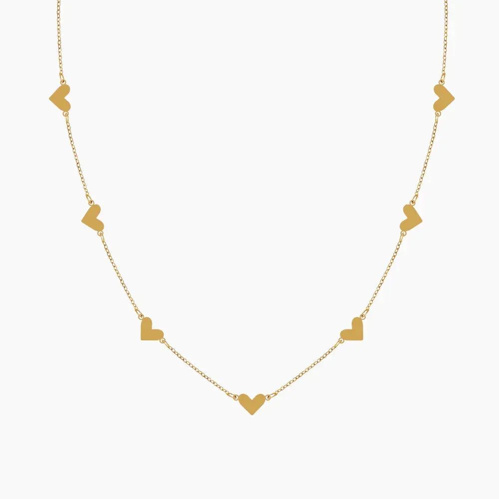 Women's Dainty Heart Pendant Necklace