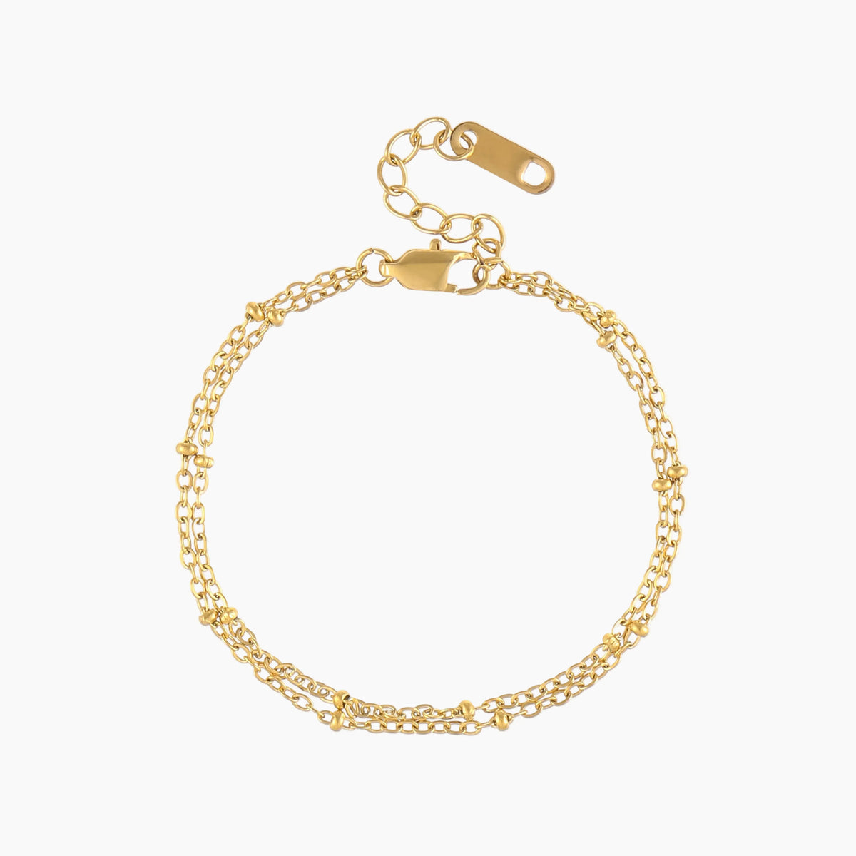 Women's Double Satellite Chain Bracelet