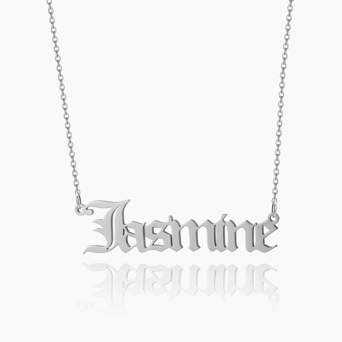 Women's Gothic Name Necklace