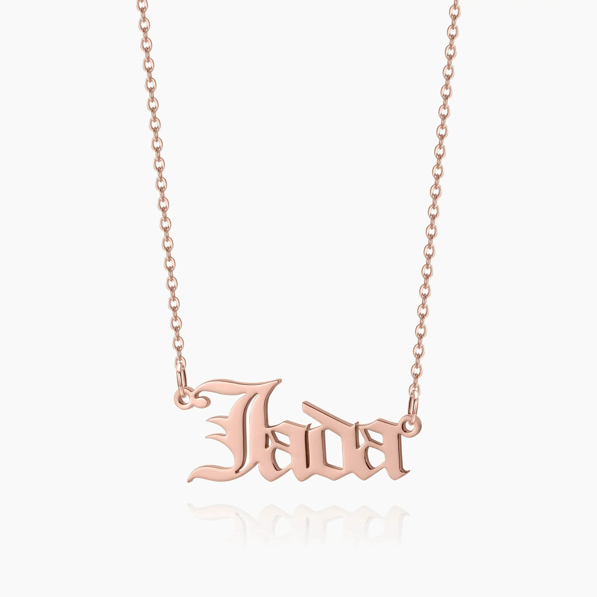 Women's Gothic Name Necklace