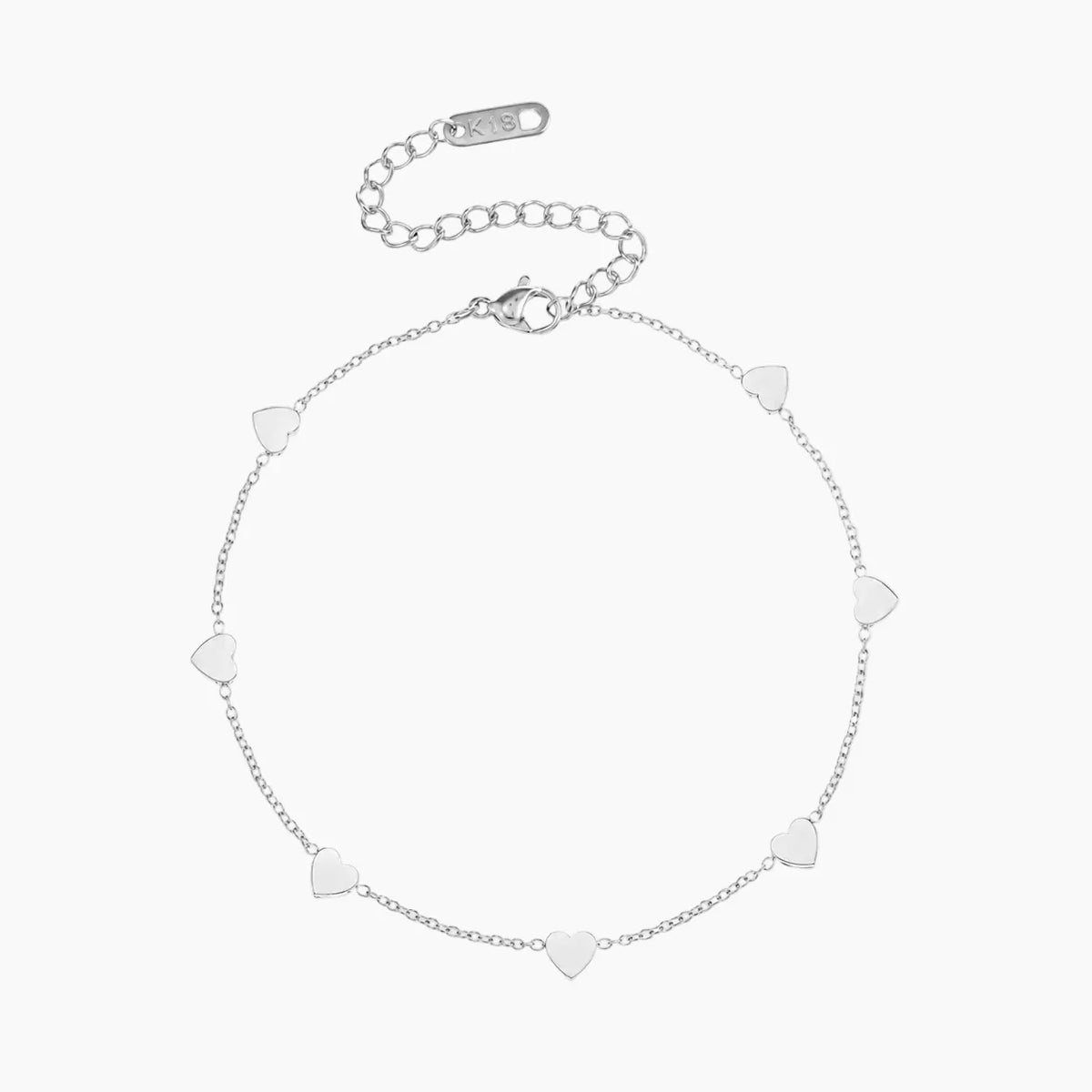 Women's Hearts Anklet