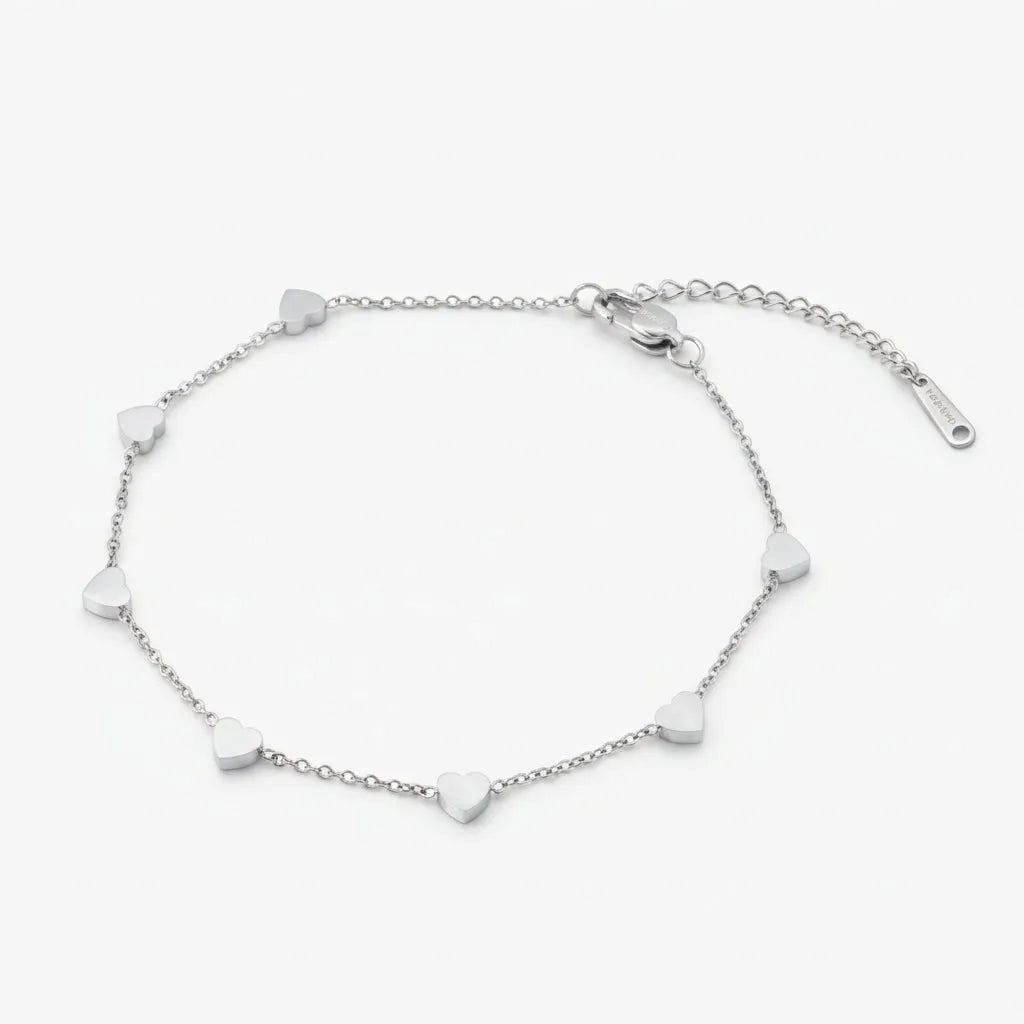 Women's Hearts Anklet