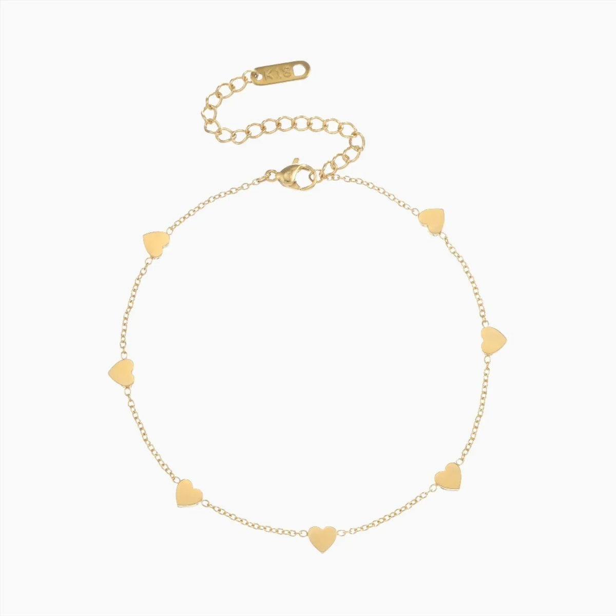 Women's Hearts Anklet
