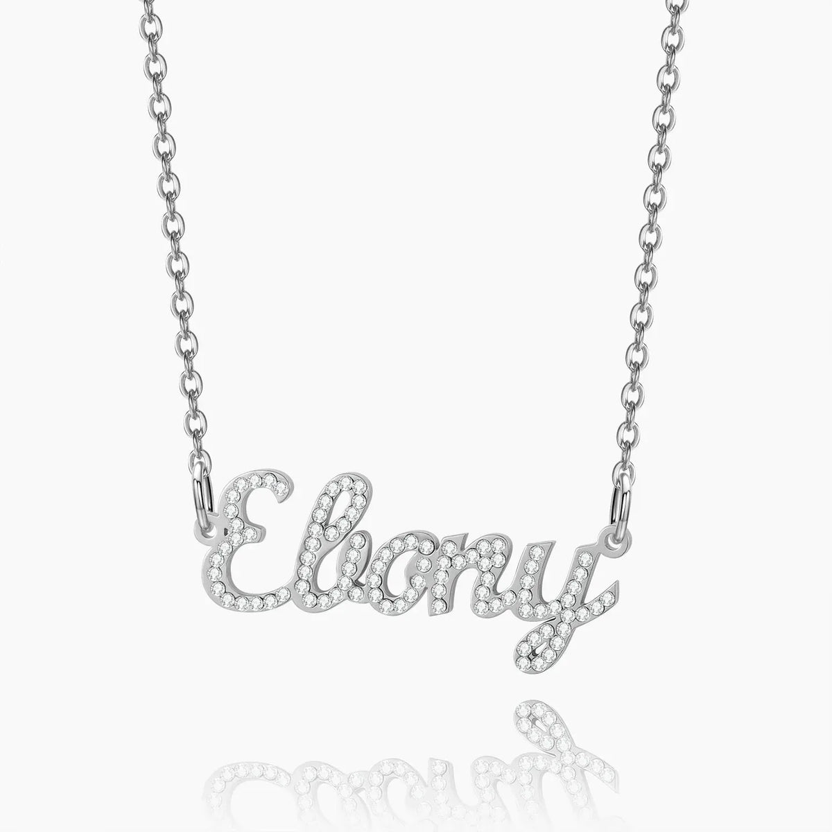 Women's Iced Name Necklace