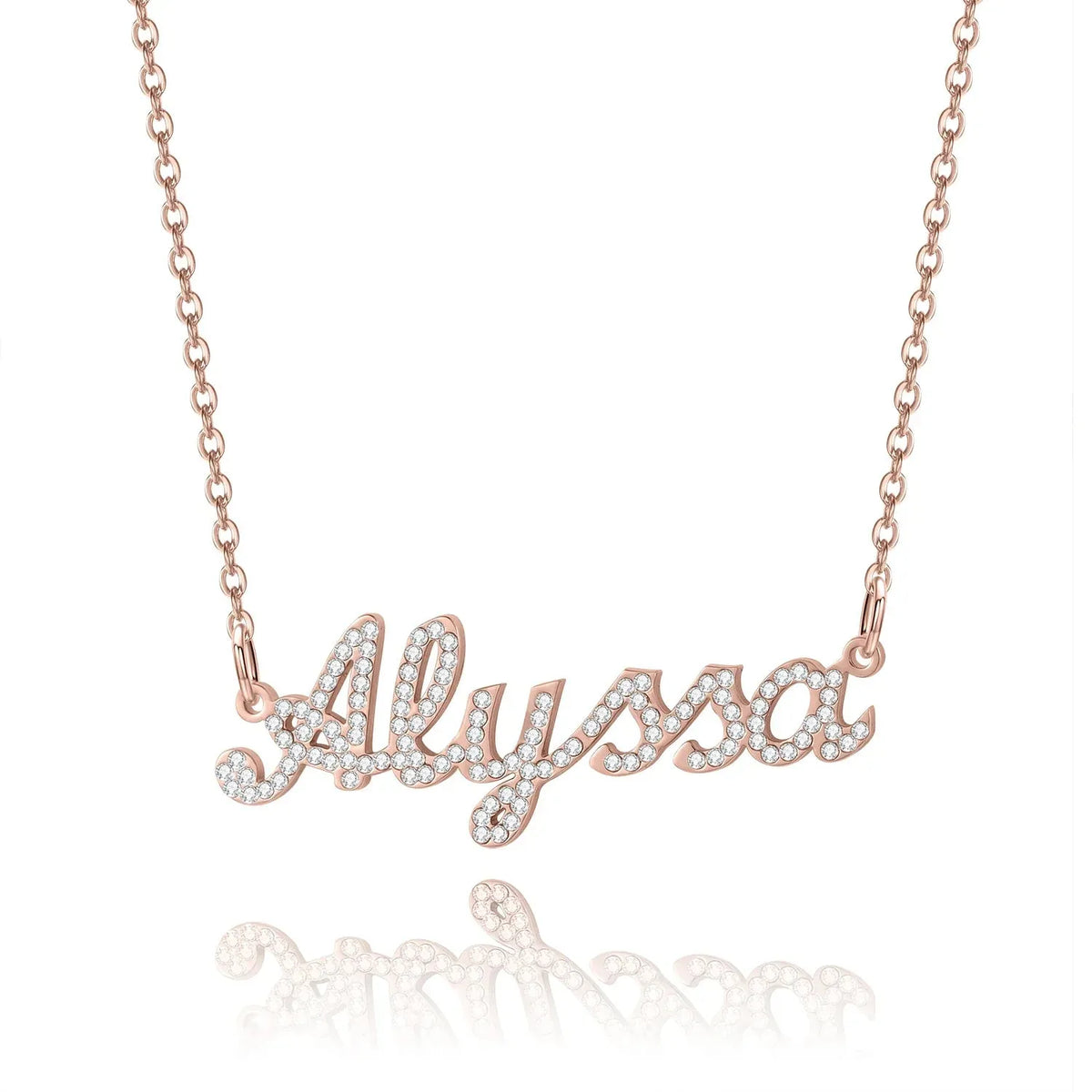 Women's Iced Name Necklace