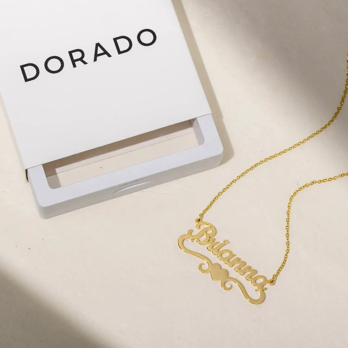 Women's Love Heart Name Necklace