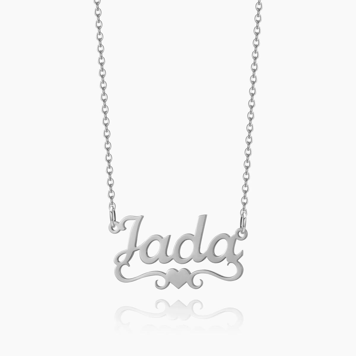 Women's Love Heart Name Necklace