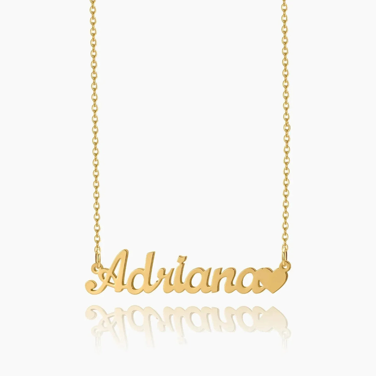 Women's Name Heart Necklace