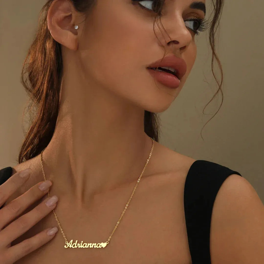 Women's Name Heart Necklace