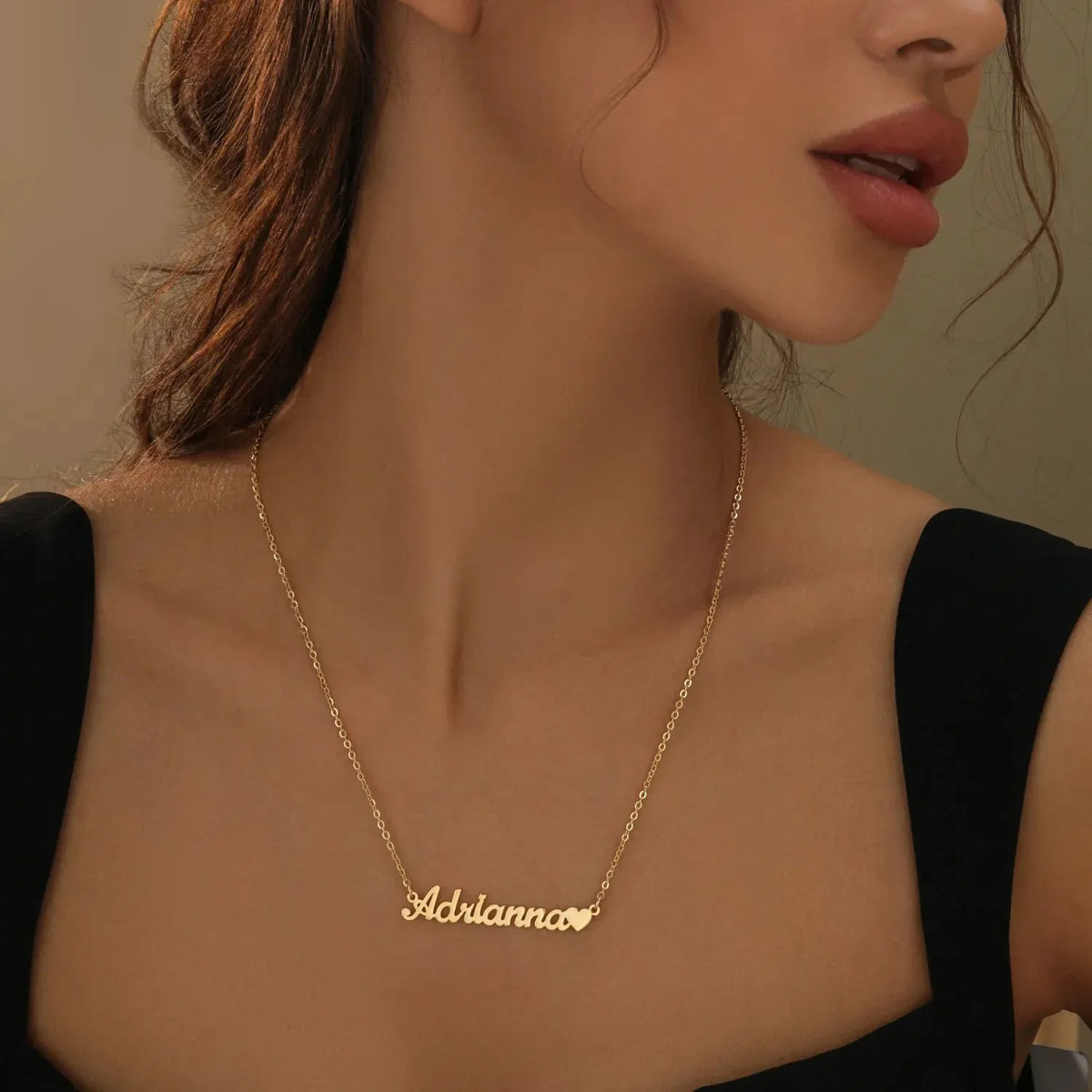 Women's Name Heart Necklace