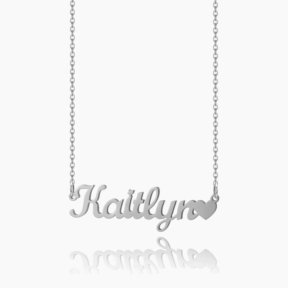 Women's Name Heart Necklace