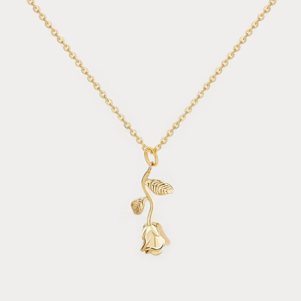 Women's Rose Pendant Necklace
