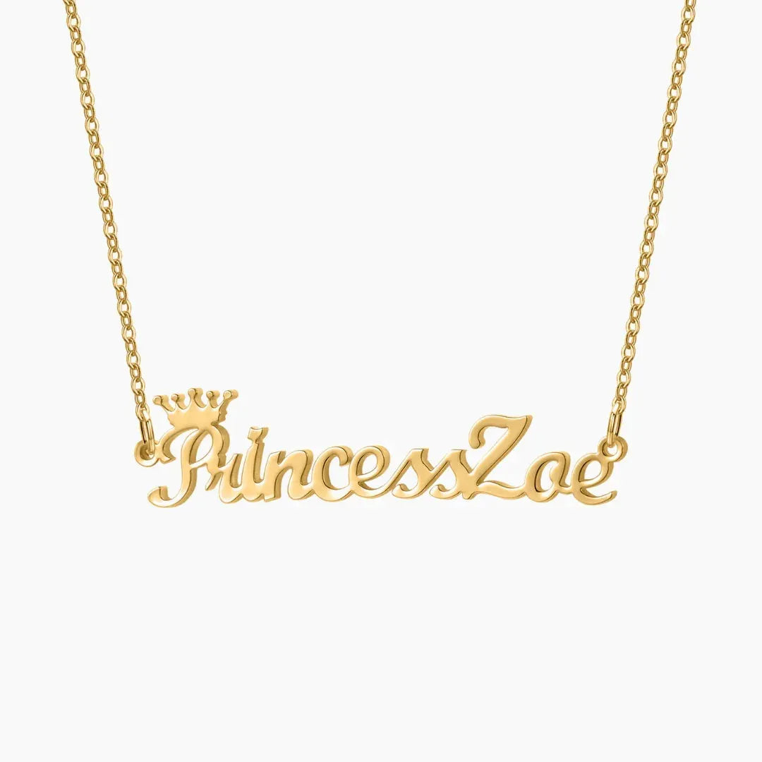 Women's Royal Custom Name Necklace