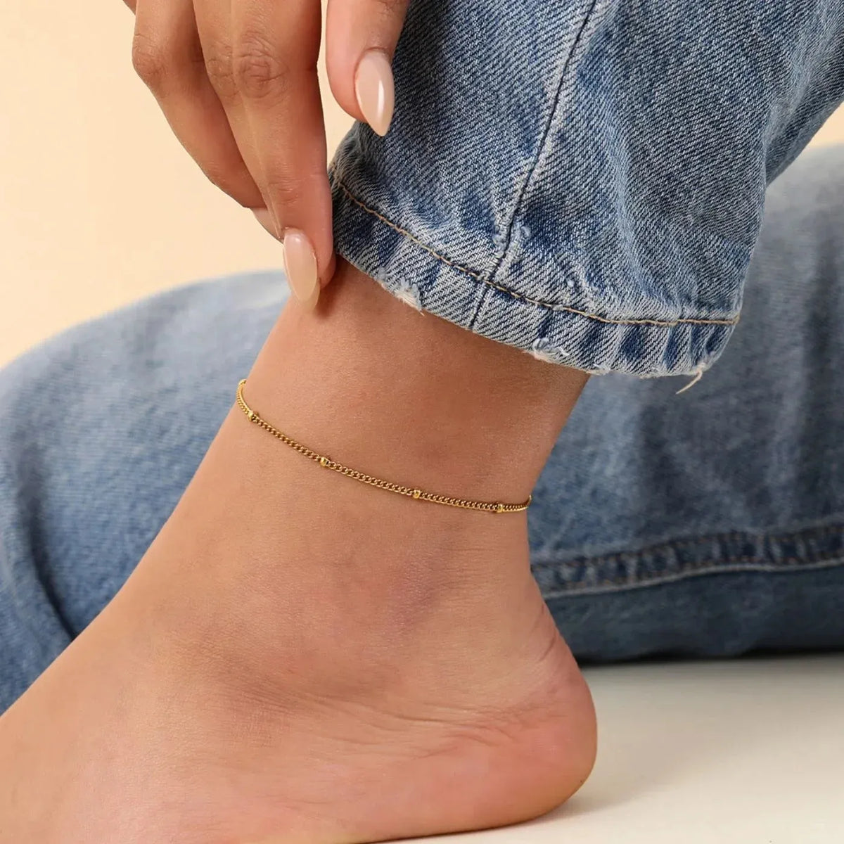 Women's Satellite Chain Anklet