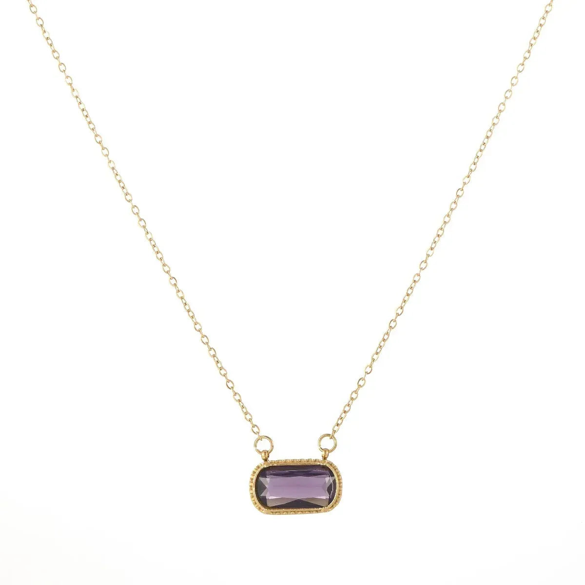 Women's Stone Pendant Necklace
