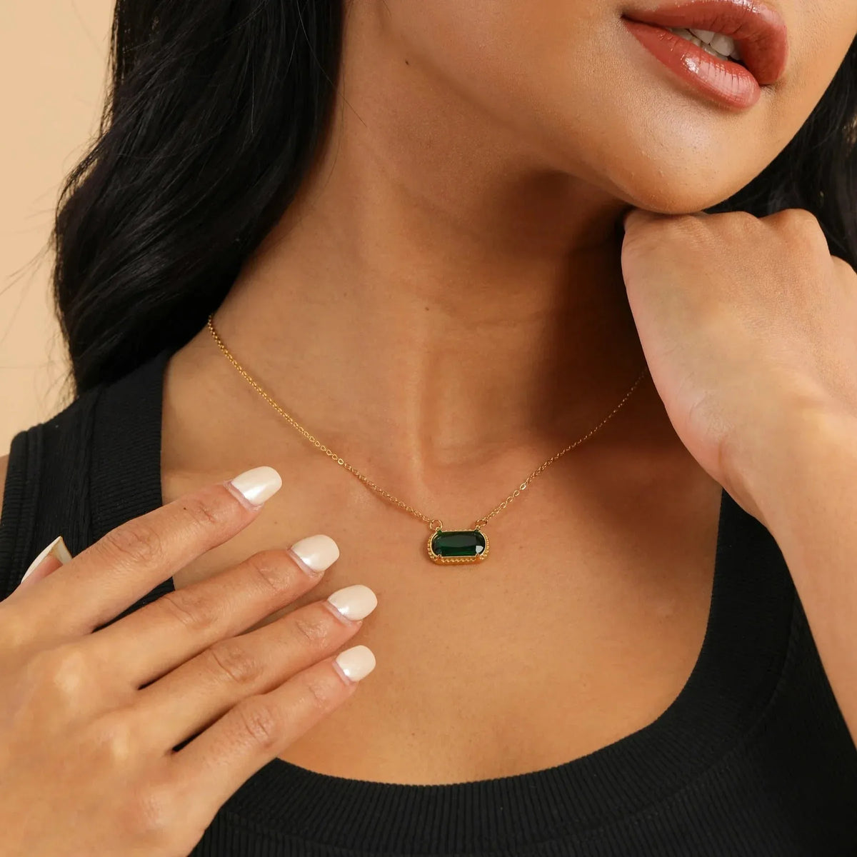 Women's Stone Pendant Necklace