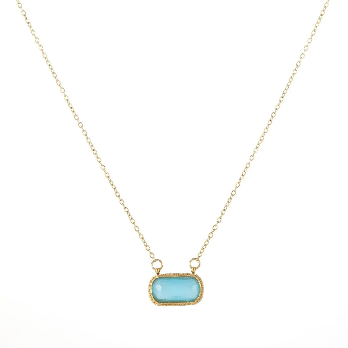 Women's Stone Pendant Necklace
