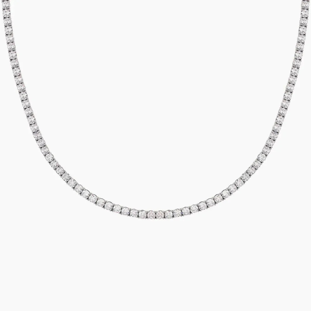 Women's Tennis Chain Necklace 0.16 in