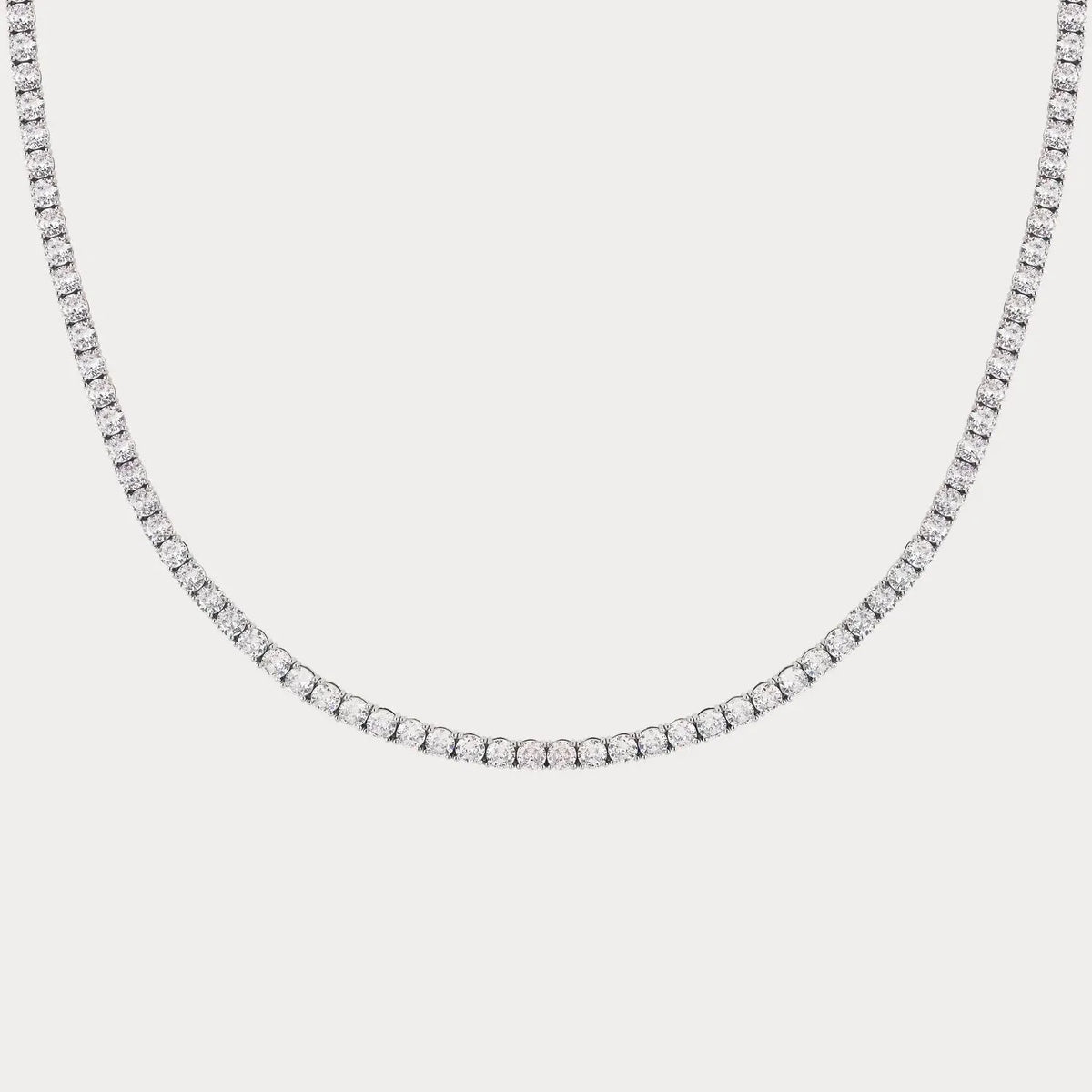 Women's Tennis Chain Necklace 0.16 in