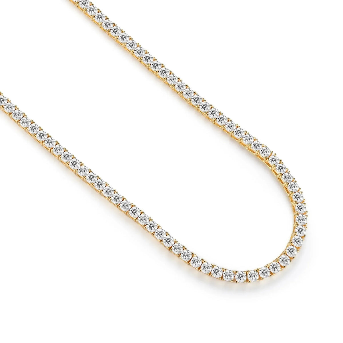 Women's Tennis Chain Necklace 0.16 in
