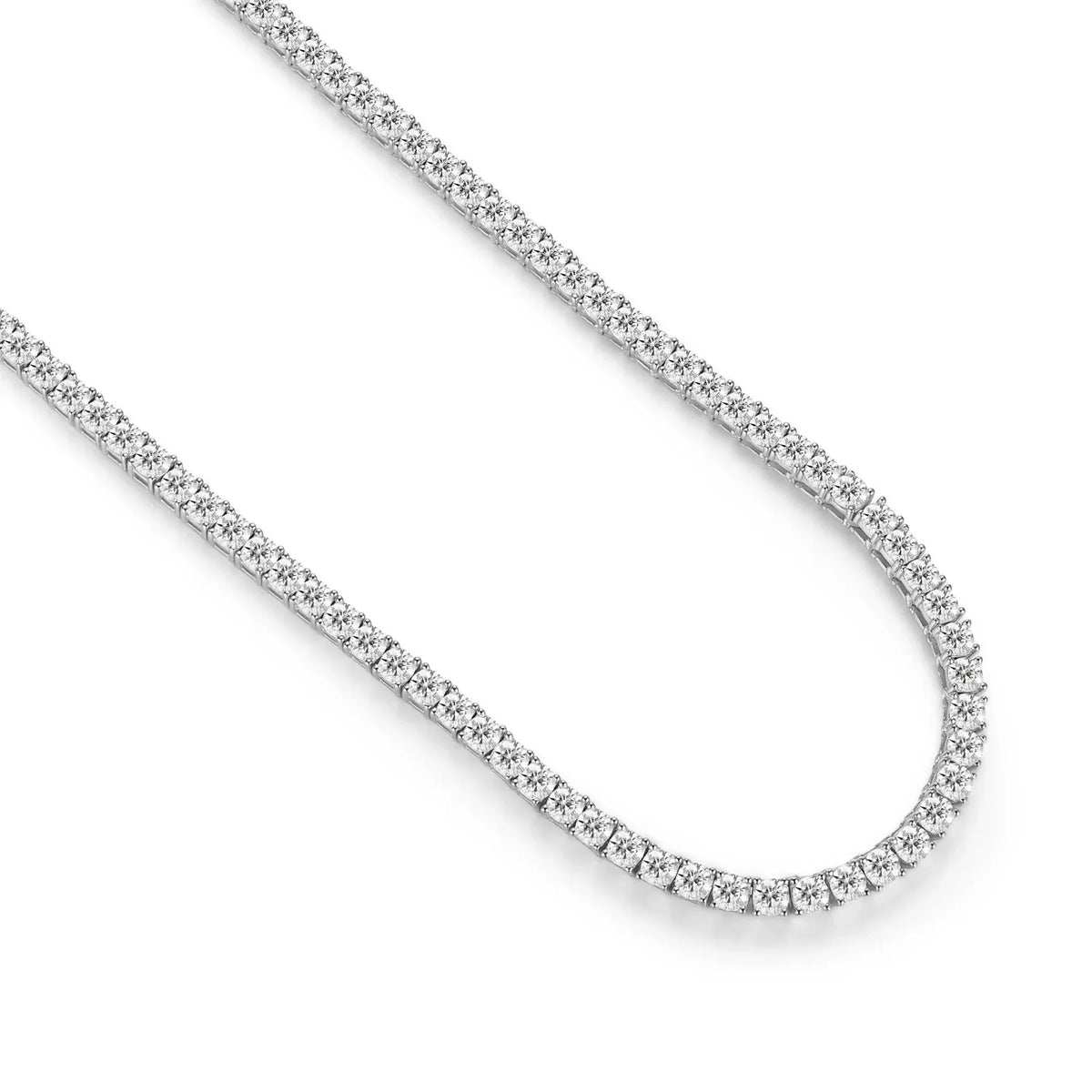 Women's Tennis Chain Necklace 0.16 in