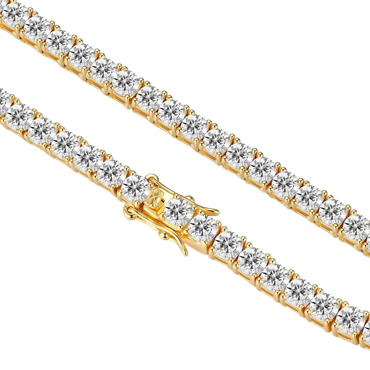 Women's Tennis Chain Necklace 0.16 in