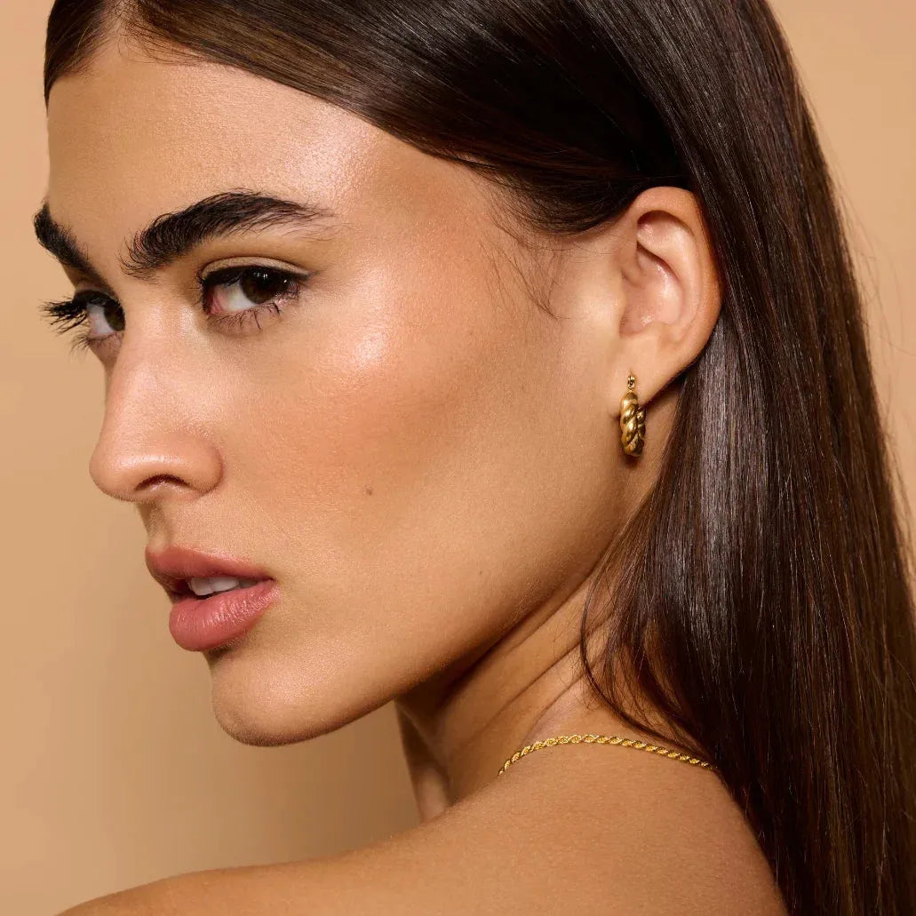 Women's Twist Hoop Earrings