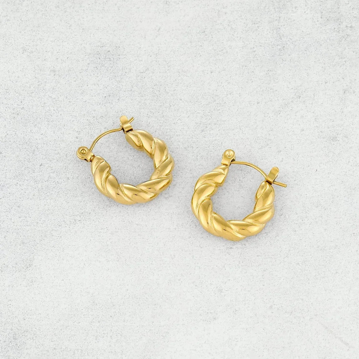 Women's Twist Hoop Earrings