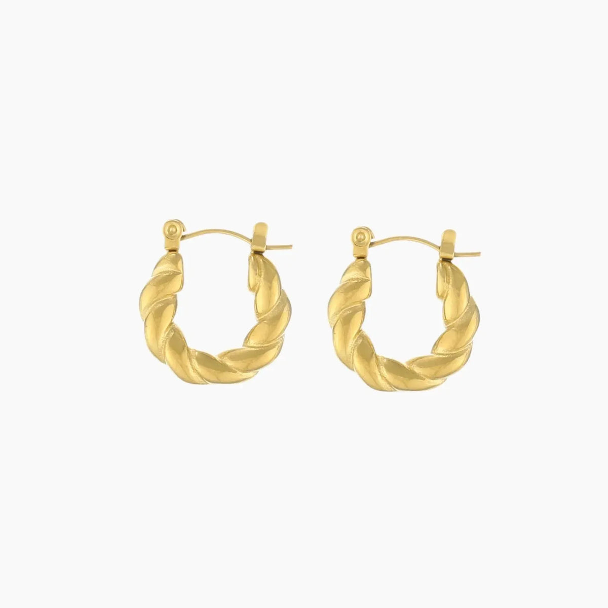 Women's Twist Hoop Earrings