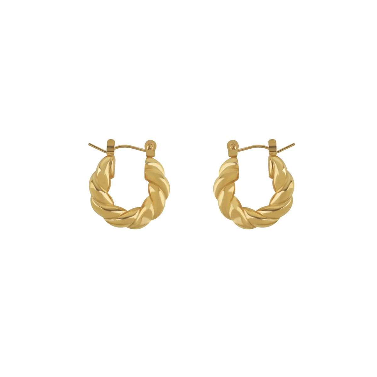 Women's Twist Hoop Earrings